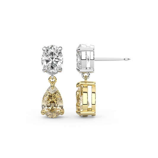 Raf Earrings in Yellow
