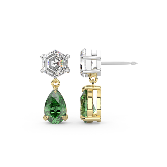 Fig Earrings in Green