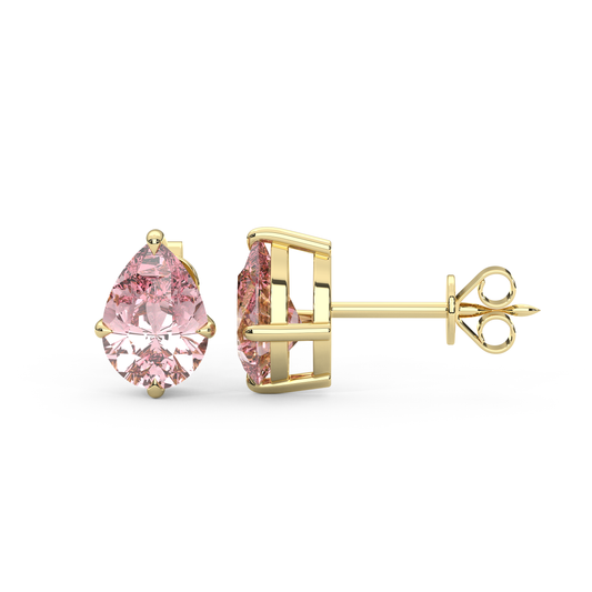 Lily Studs in Light Pink