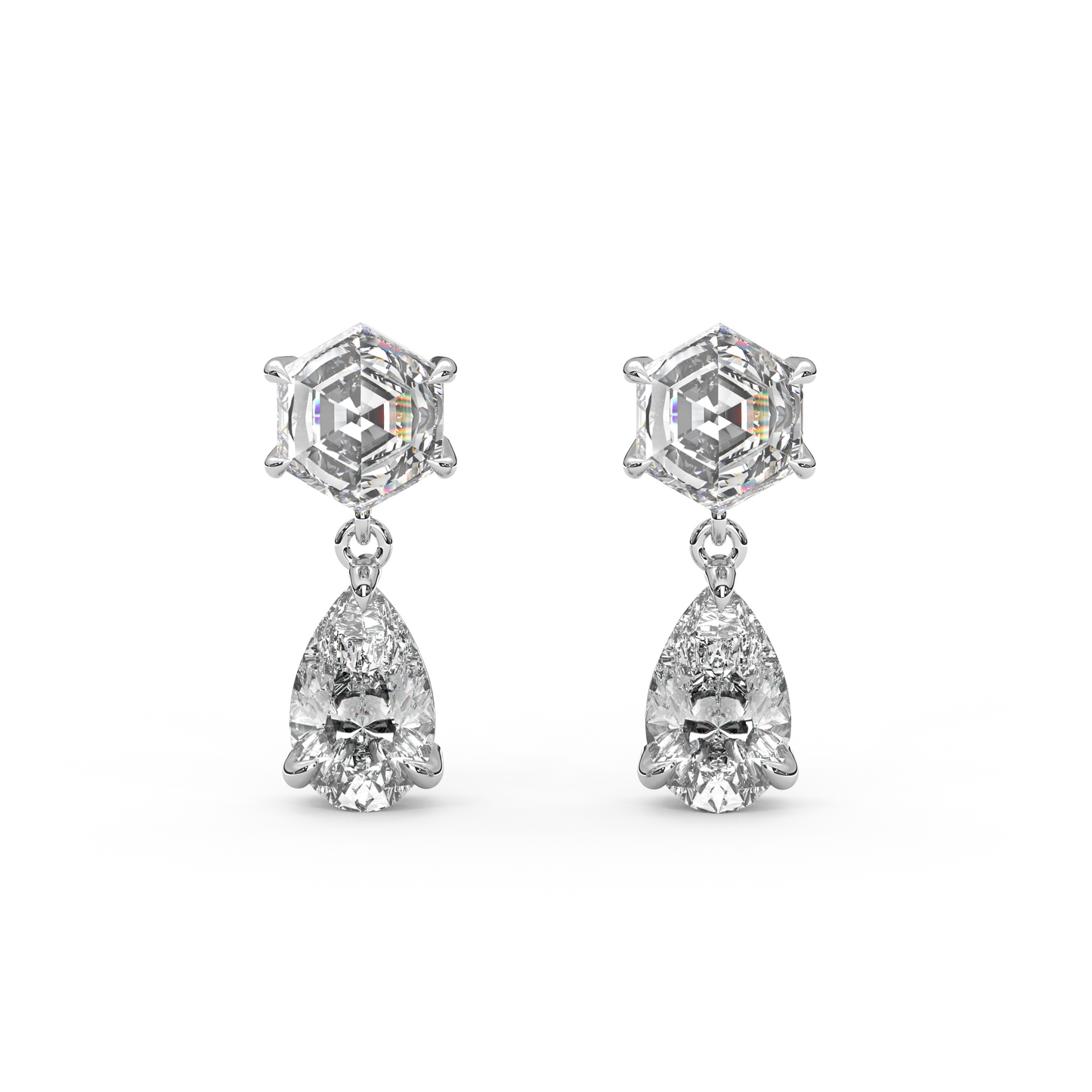 Fig Earrings in White