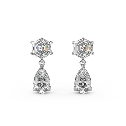 Fig Earrings in White