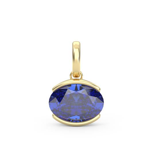 Mini Luce Pendant in Blue Sapphire