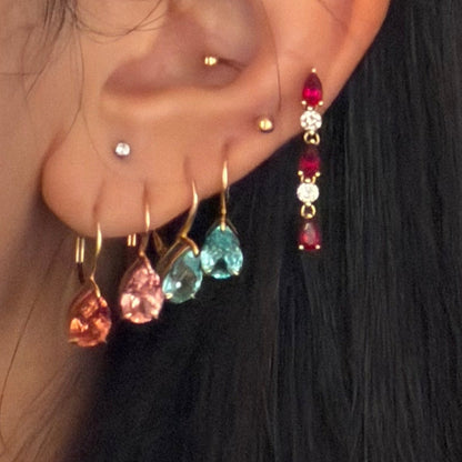 Mary Earrings in Pink
