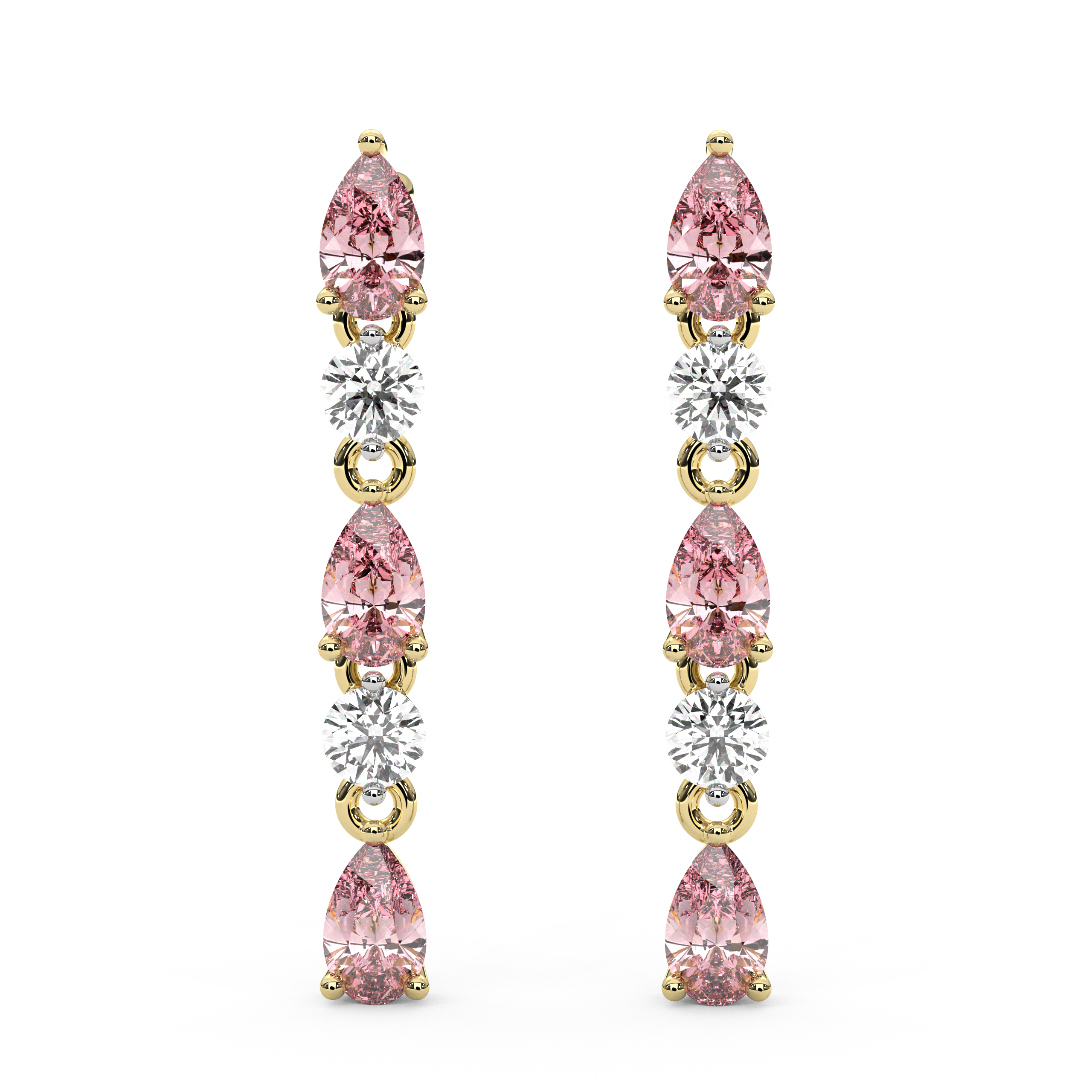 Pia Earrings in Pink – The Emerald Holiday