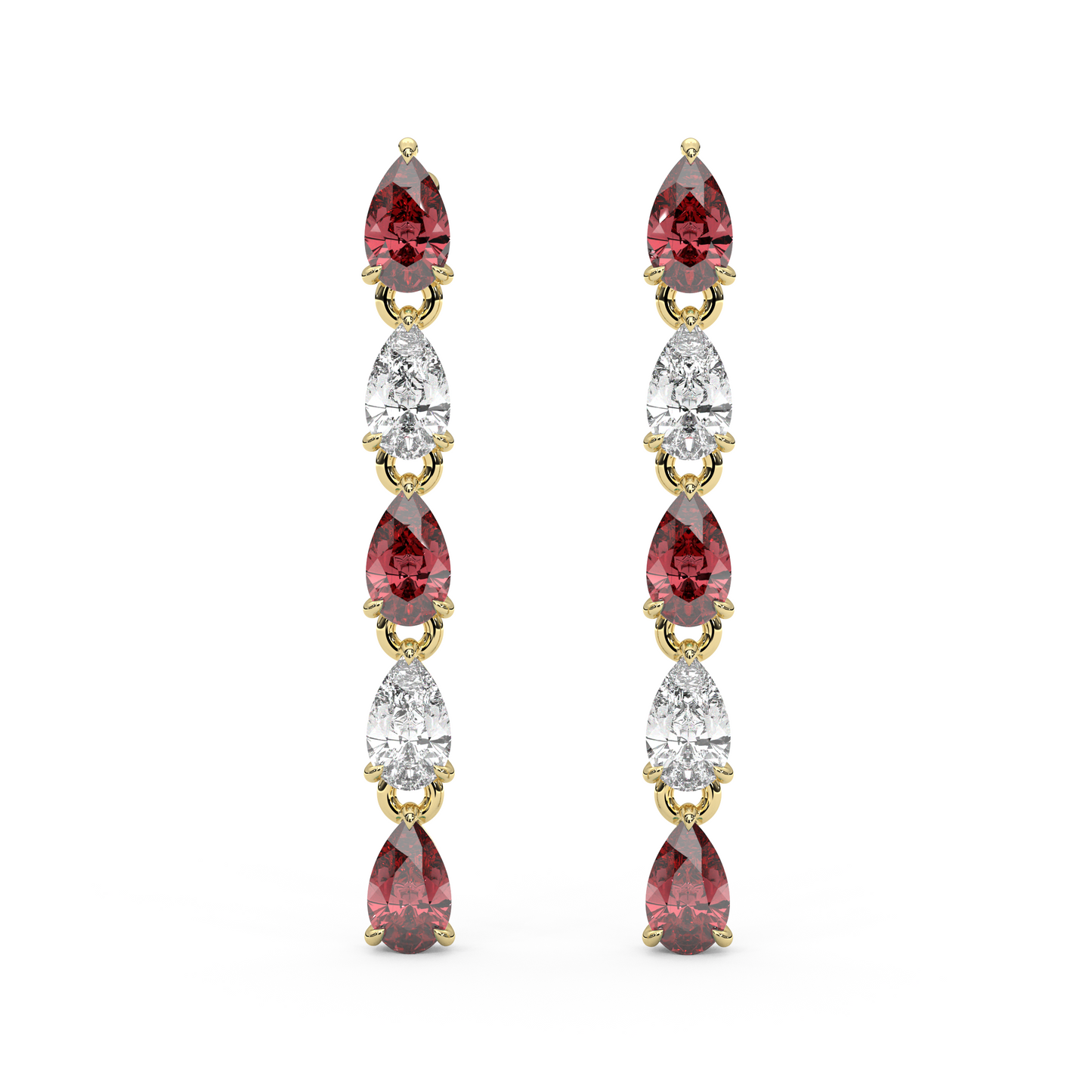 Esme Earrings in Red