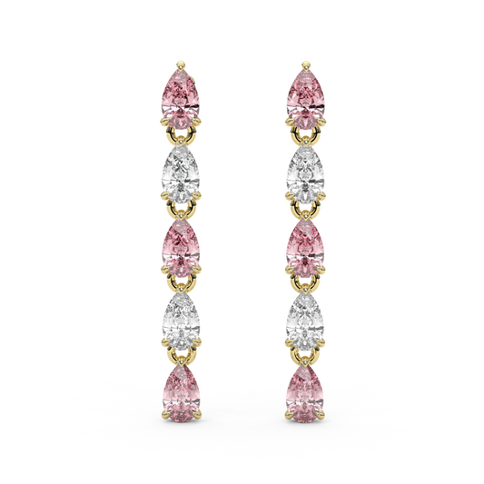 Esme Earrings in Pink