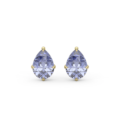 Lily Studs in Cornflower