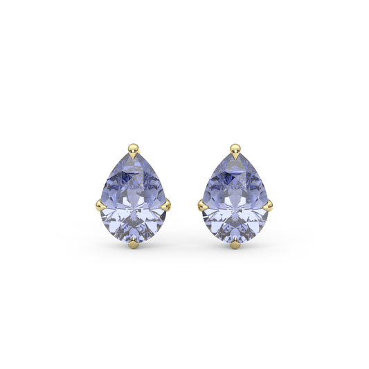 Lily Studs in Cornflower
