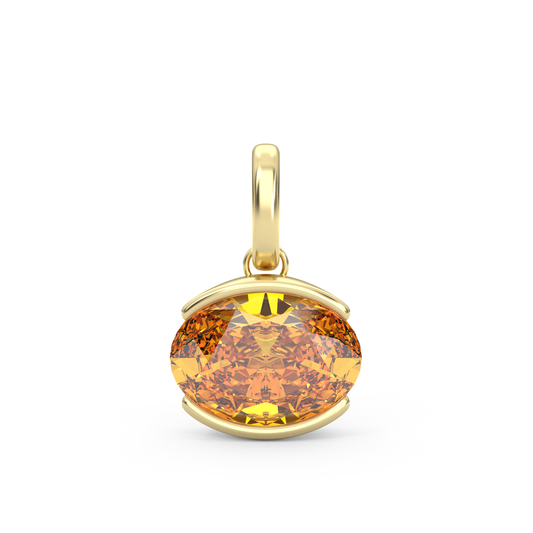 Mini Luce Pendant in Orange