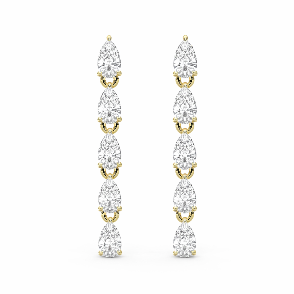 Esme Earrings in White