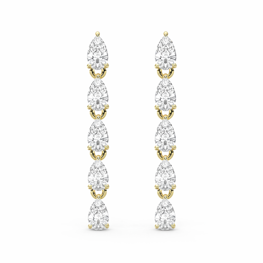 Esme Earrings in White