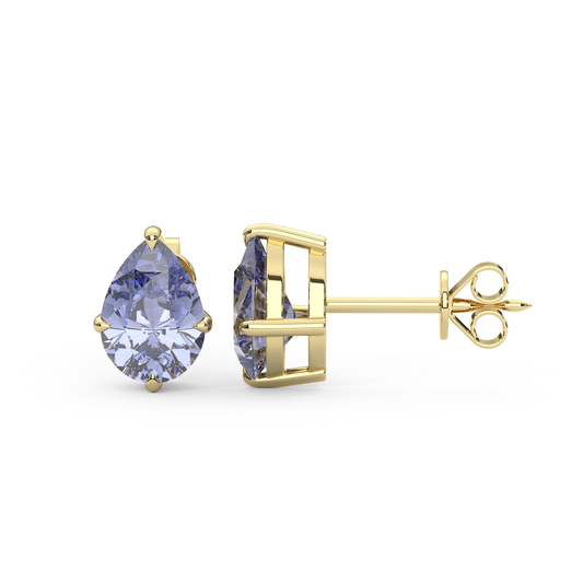 Lily Studs in Cornflower