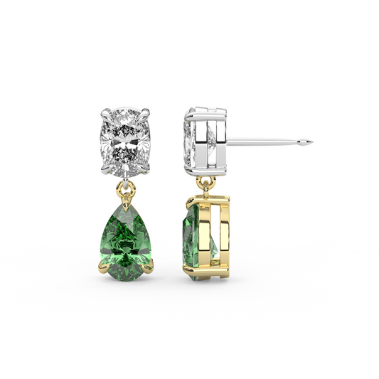 Raf Earrings in Green