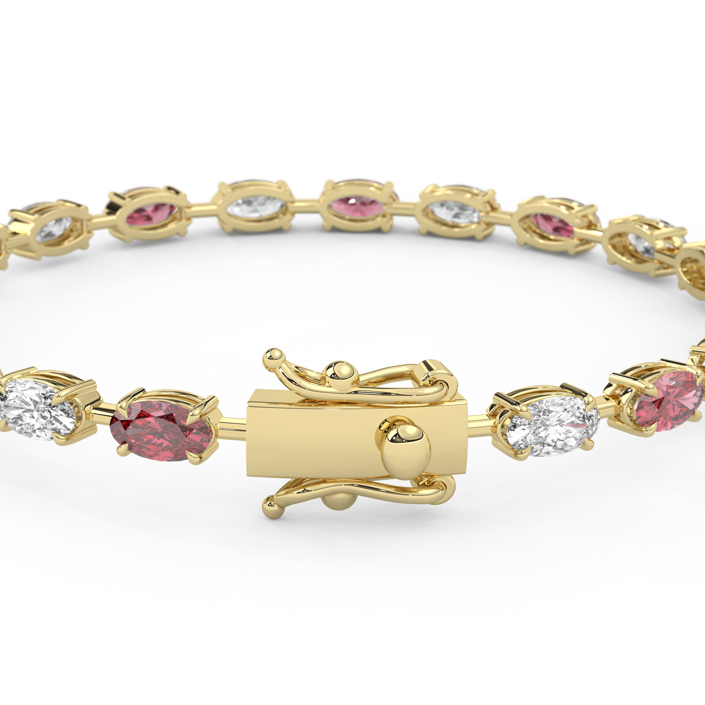 Diana Bracelet in Red