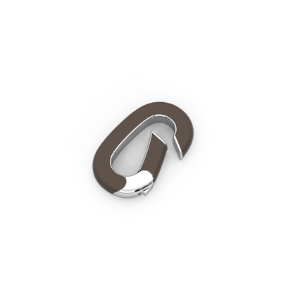 Silver Large Enamel Bail