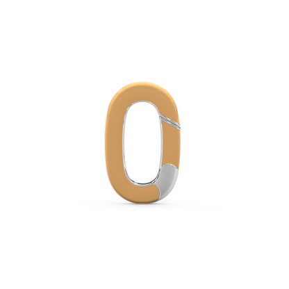 Silver Large Enamel Bail