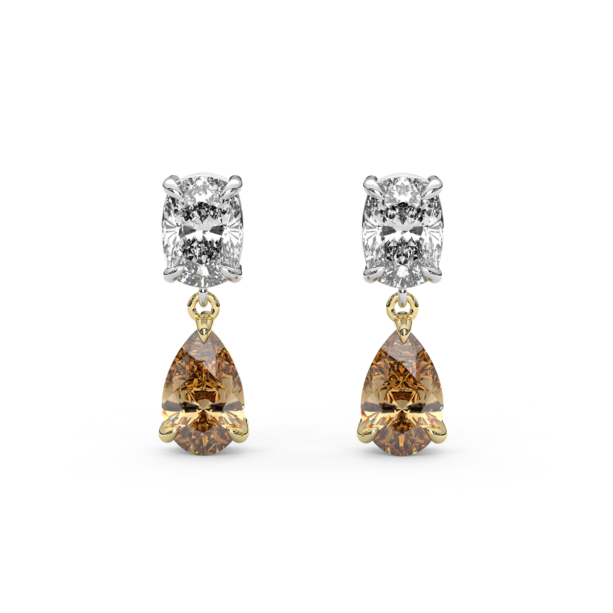 Raf Earrings in Champagne