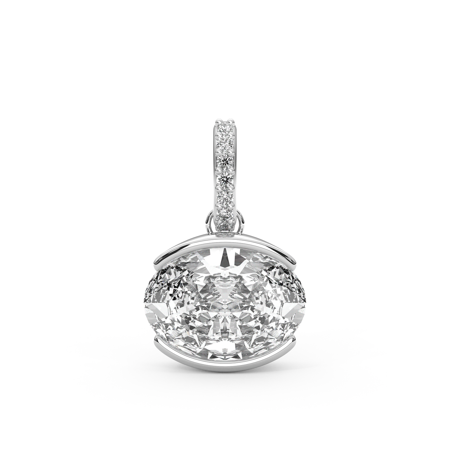 Mini Luce Pendant in Orange