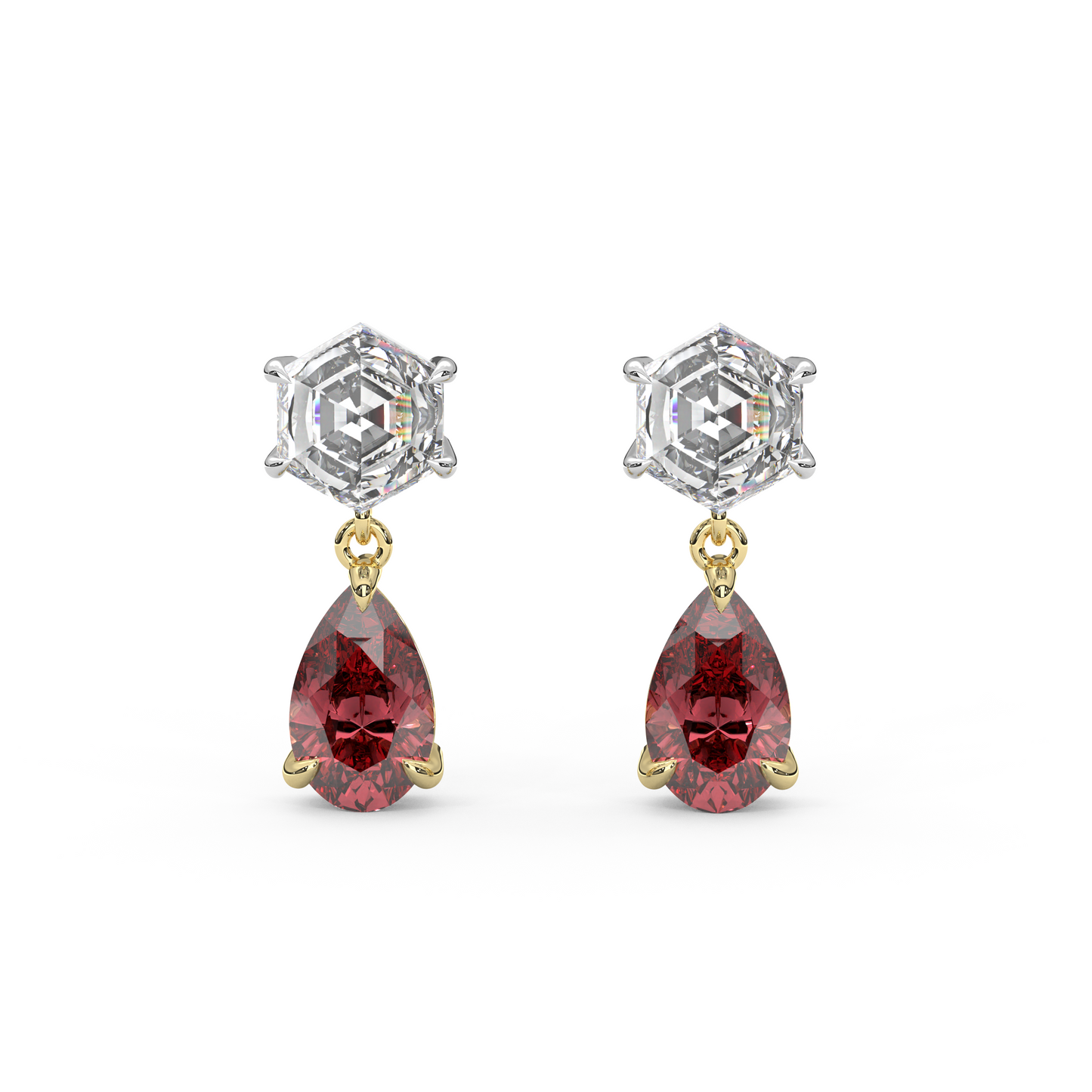 Fig Earrings in Red