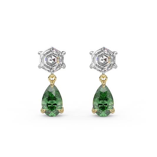 Fig Earrings in Green