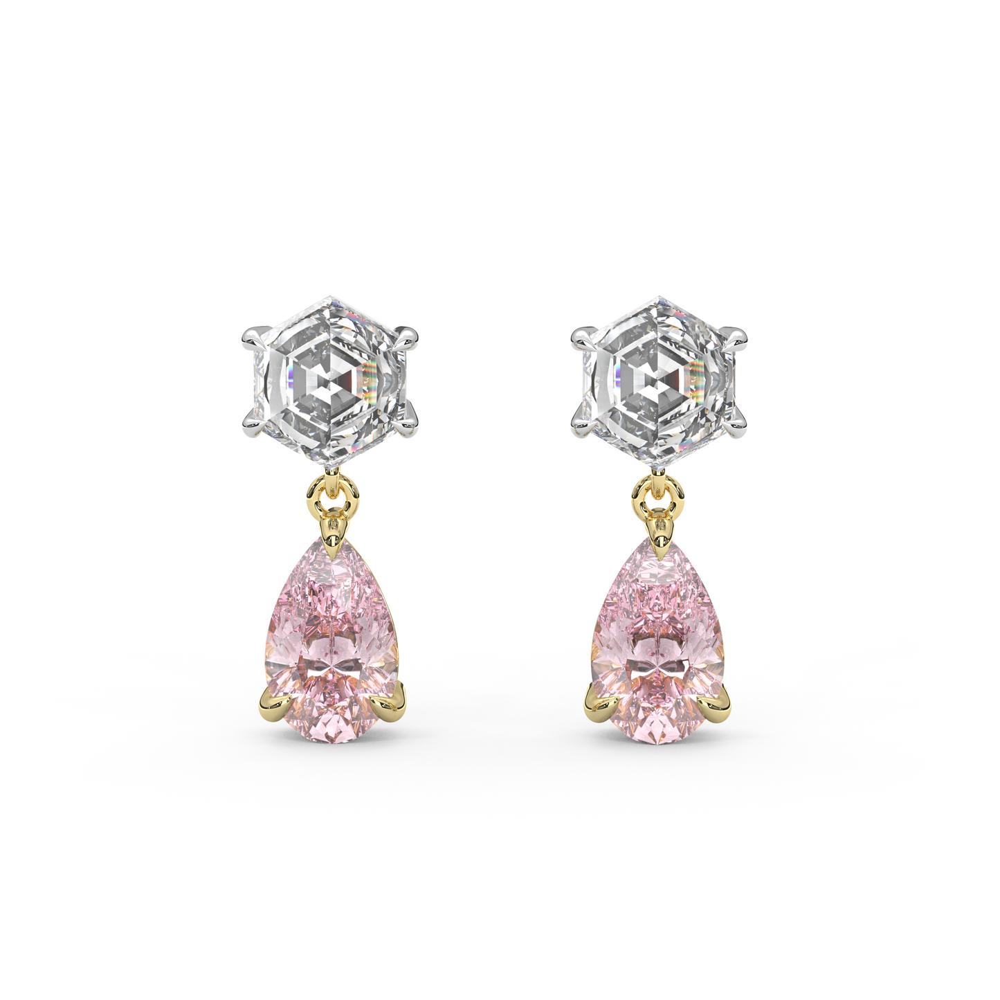 Fig Earrings in Pink
