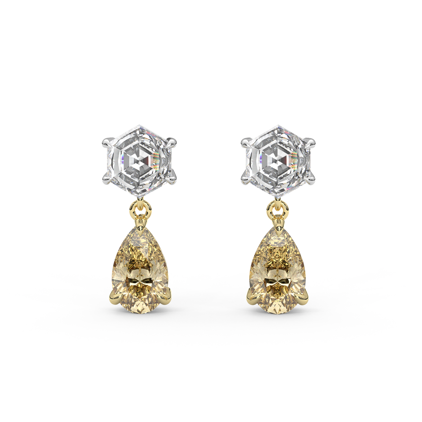 Fig Earrings in Yellow