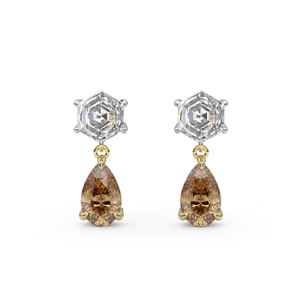 Fig Earrings in Champagne