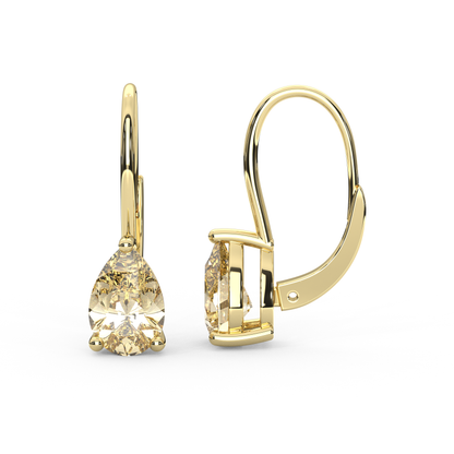 Mary Earrings in Yellow