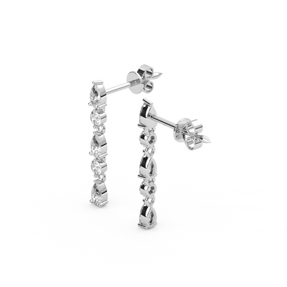 Silver Pia Earrings