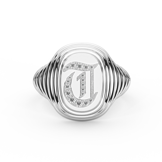 Silver Harlow Signet Ring