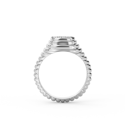 Silver Curtiss Signet Ring