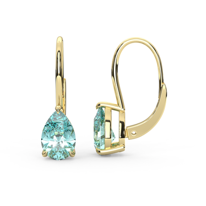 Mary Earrings in Teal