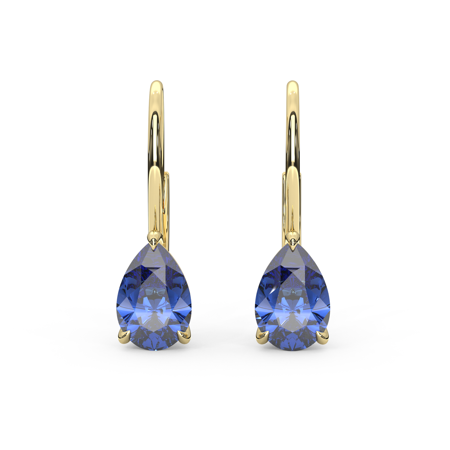 Mary Earrings in Blue Sapphire