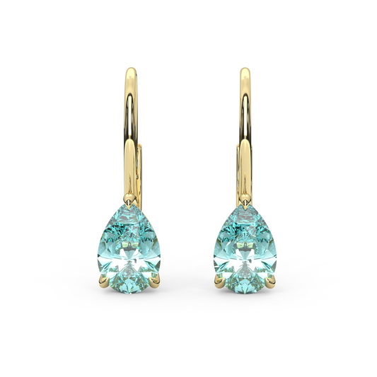 Mary Earrings in Teal
