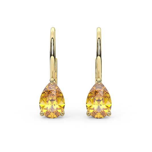 Mary Earrings in Orange