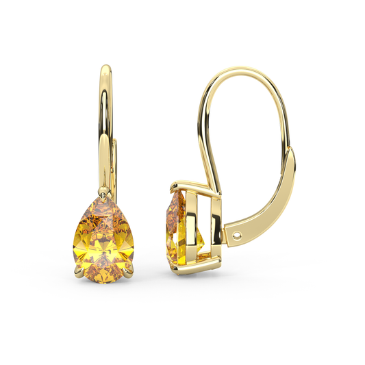 Mary Earrings in Orange