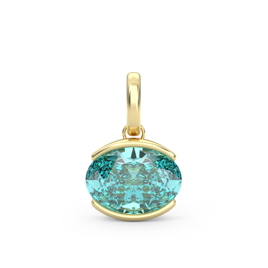 Mini Luce Pendant in Teal