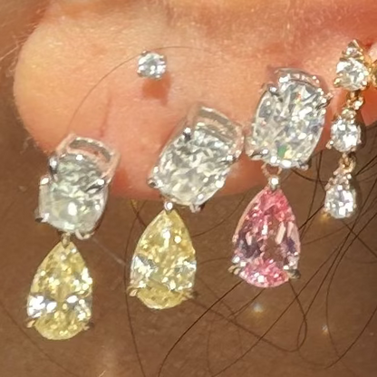 Raf Earrings in Yellow