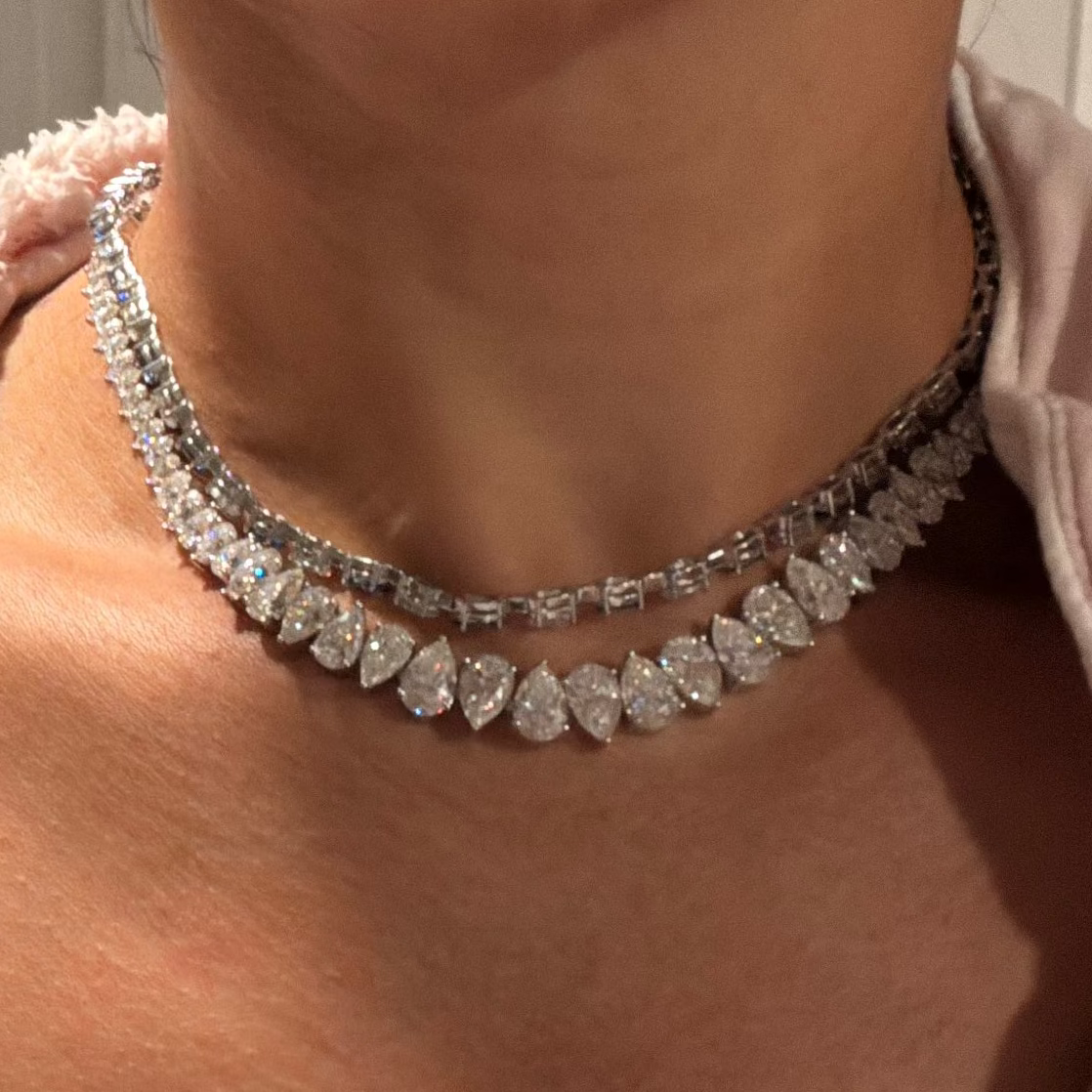 Ruby Tennis Necklace