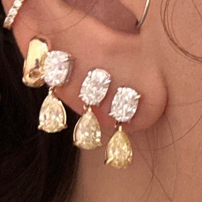 Raf Earrings in Yellow