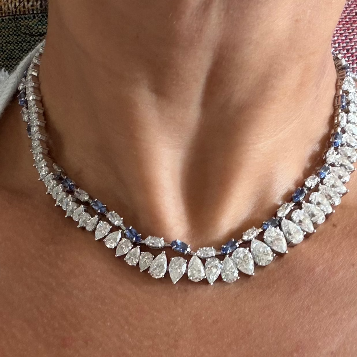 Ruby Tennis Necklace