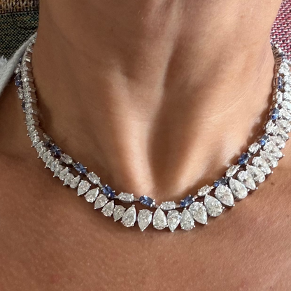Ruby Tennis Necklace