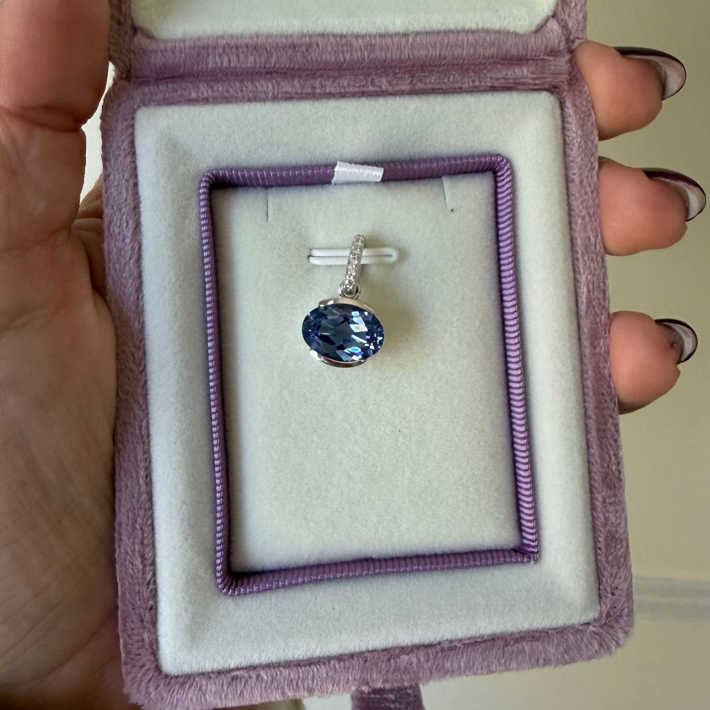 Mini Luce Pendant in Cornflower