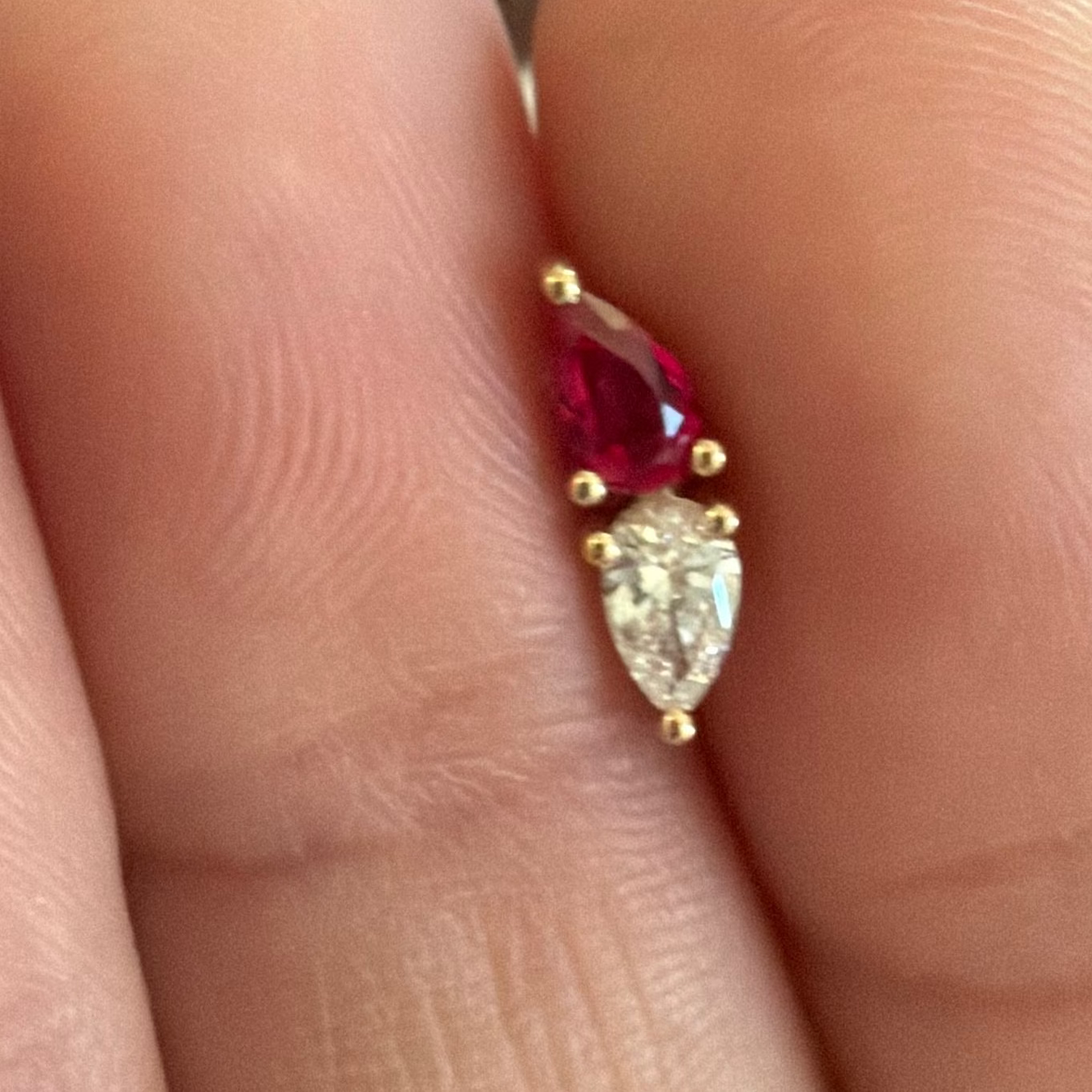 Katia Earrings in Red