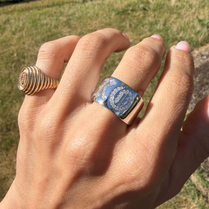 Silver Ash Cigar Band