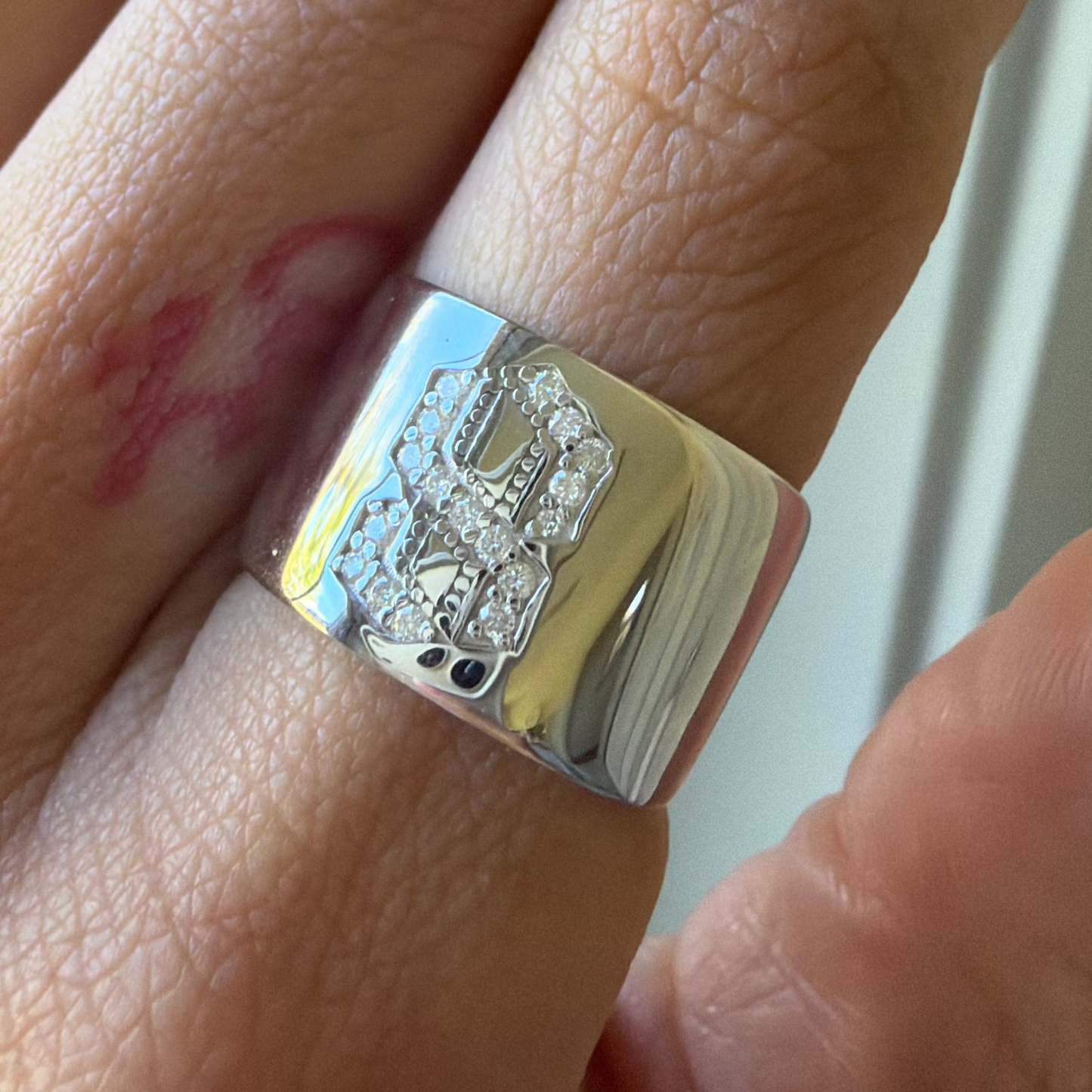 Silver Ash Cigar Band