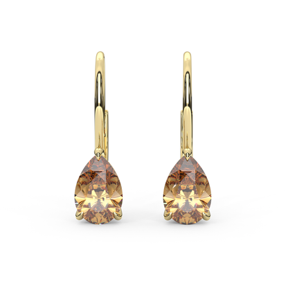 Mary Earrings in Champagne