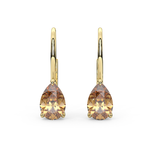 Mary Earrings in Champagne