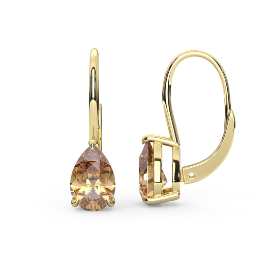 Mary Earrings in Champagne