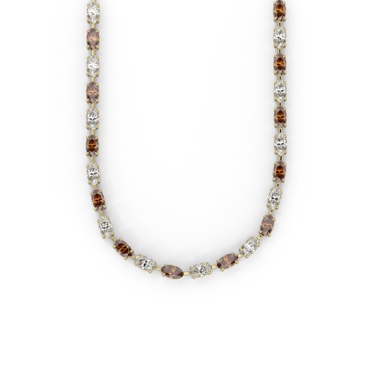 Diana Necklace in Champagne
